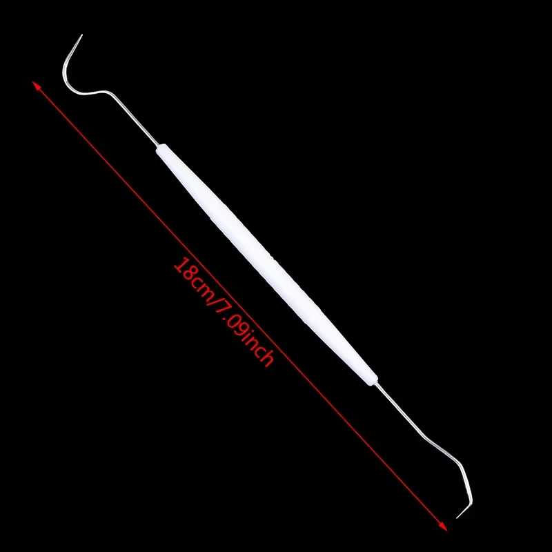 10 sztuk narzędzie stomatologiczne ze stali nierdzewnej dentysta czyszczenie zębów higiena Explorer hak na sondę wybierz instrumenty dentystyczne narzędzie do czyszczenia zębów — zdjęcie 6