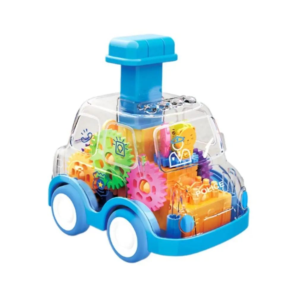 

Vehicle Press Gear Car Pull Back Boy Animals Car Flashing Electric Car Colorful LED Light Children Inertial Car Toddlers