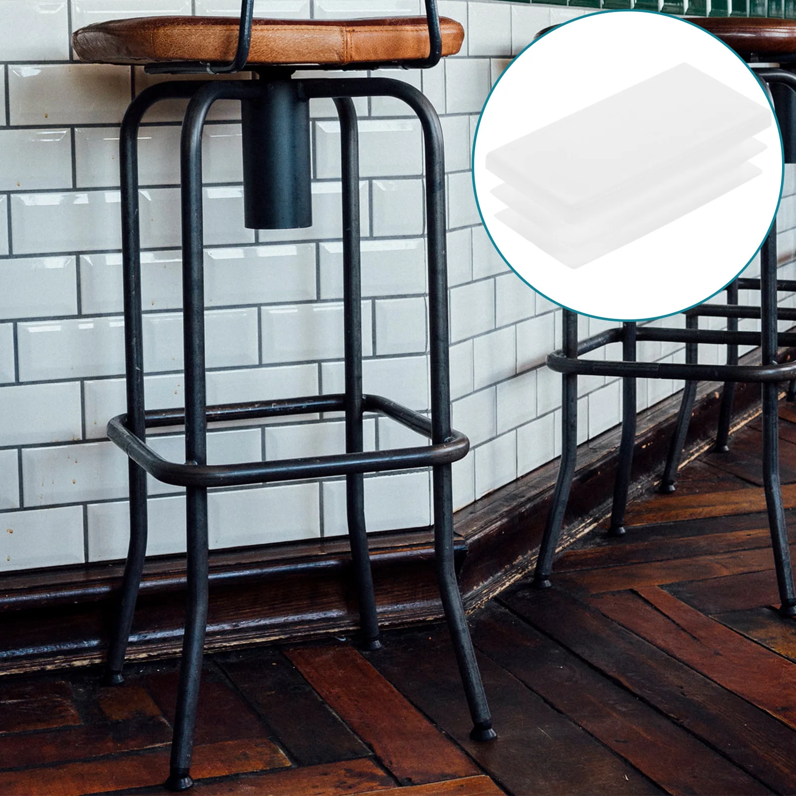 

20Pcs Plastic Inner Plug Square Chair End Cap Wear-Resistant Floor Protector for Furniture Legs Sturdy Tube Button Protector