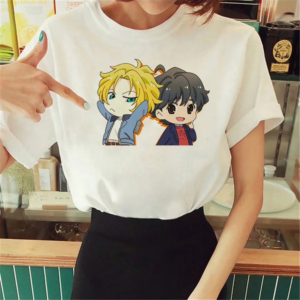 Banana Fish top women Y2K anime comic t shirt girl designer streetwear harajuku clothes