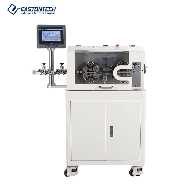 EASTONTECH EW-3080 Computerized Double Layers Wire Cutting Stripping Machine for Diameter 3-10mm Sheathed Cable