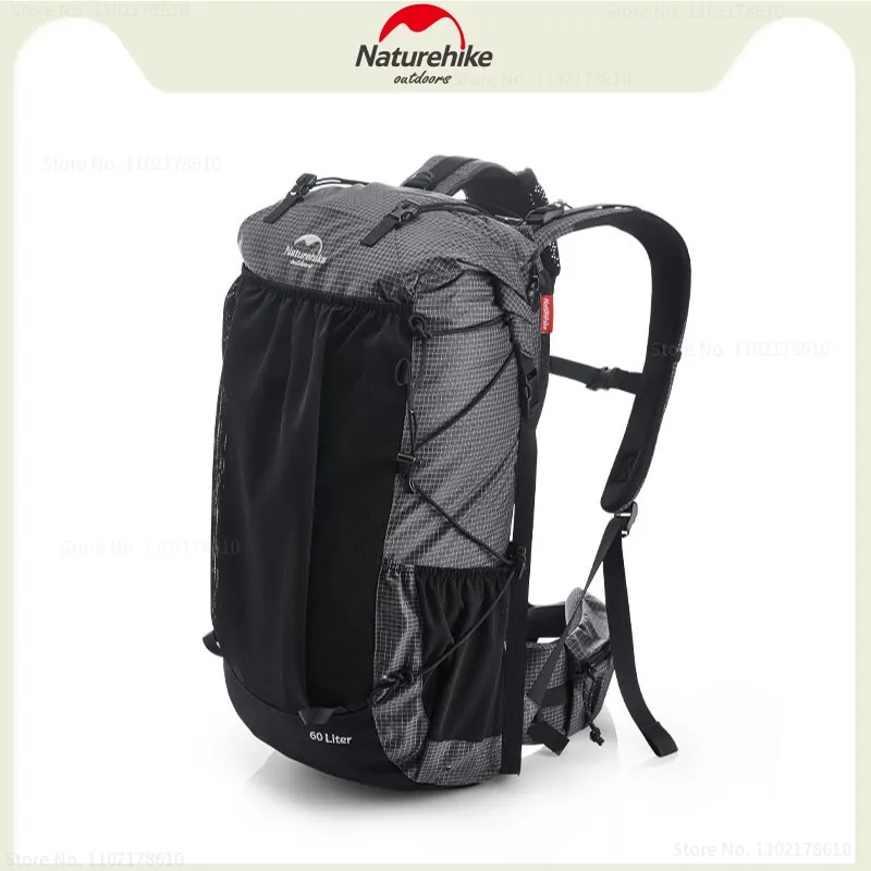 Naturehike Climbing Hiking Backpack 60L Large Capacity Ultralight Camping Backpack Tear-Resistant Hiking Outdoor Travel Backpack