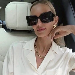 Brand Punk Wide Leg Design Sunglasses Women Fashion Shades UV400 Eyewear Men Punk Vintage Sun Glasses Female UV400