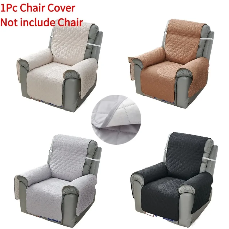 1 Seater Recliner Sofa Cover Quilted Anti-Slip Lazy Boy Chair Cover Mat Furniture Protector Couch Cover Pet Sofa Cushions