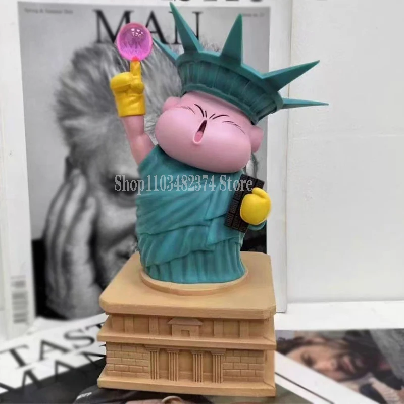 

20cm Anime Dragon Ball Z Figuras Gk Majin Buu Figure Statue of Liberty Figurine Model PVC Collection Decor Toys Birthday Gifts