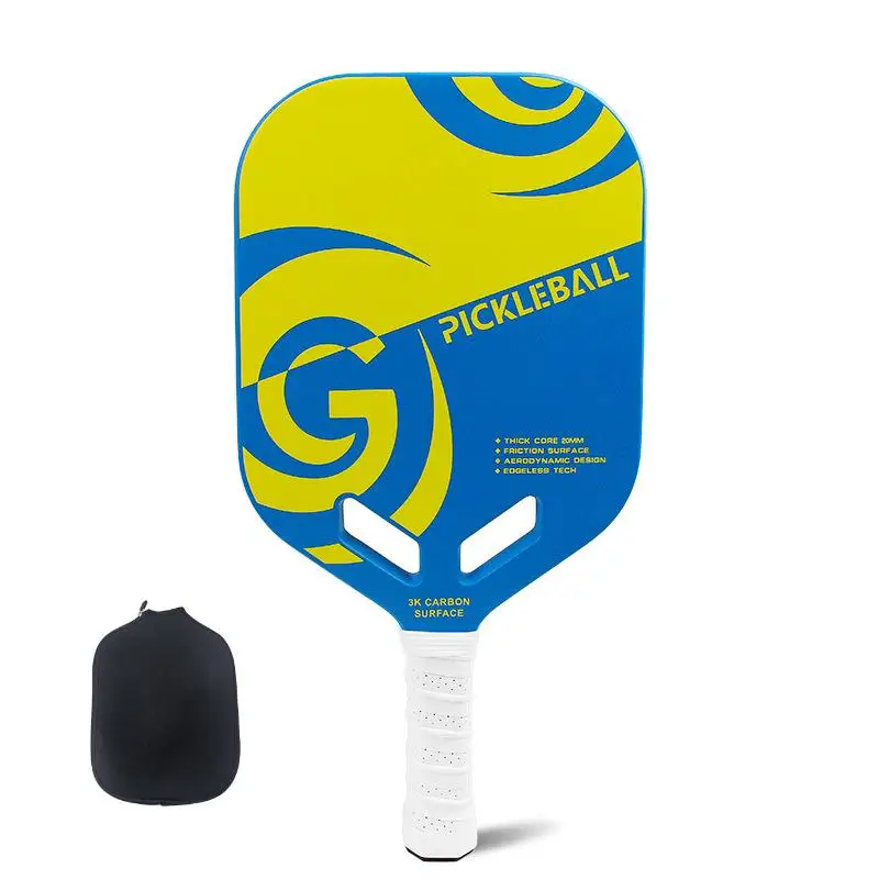 

SONGYI Pro Pickleball Paddle T700 Carbon Fiber Surface Shock Absorbing Handle Reduces Arm Fatigue for Tournament Training