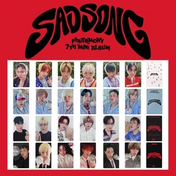 6/24Pcs/Set Kpop P1Harmony SAD SONG Album Photocards THEO SOUL JONGSEOB Selfie Lomo Cards SW WM VIDEO Ver Postcards Fans Gifts
