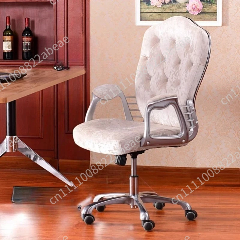 ‌Ergonomic Office Chair, Height Adjustable Swivel Seat, Smooth Rolling PU Leather, Executive Desk Chair with Lumbar Armrest