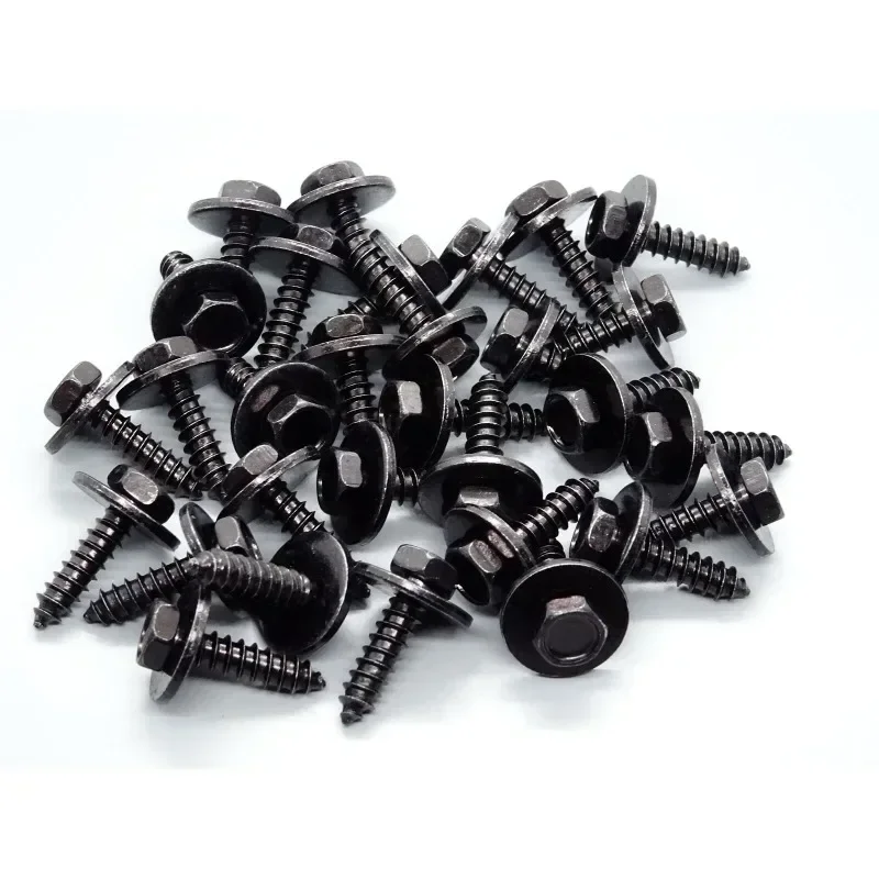 20/40Pcs Self Tapping Screw Under Screw Bolt Retainers Car Bumper Body Fender Screw Bolt for Car BMW Skoda Volkswagen Ford Opel