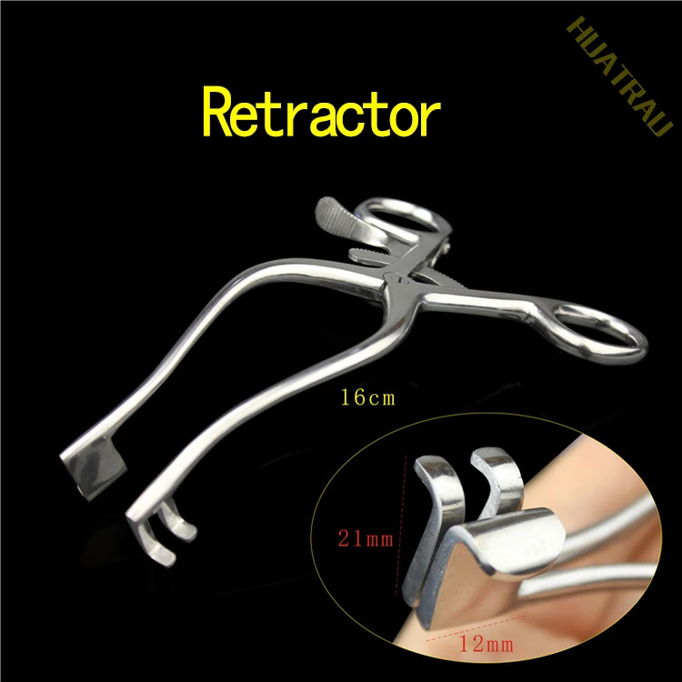 skin-retractor-soft-tissue-spreading-forceps-small-animal-orthopaedic-instruments-medical-pet-automatic-fixed-position-pull