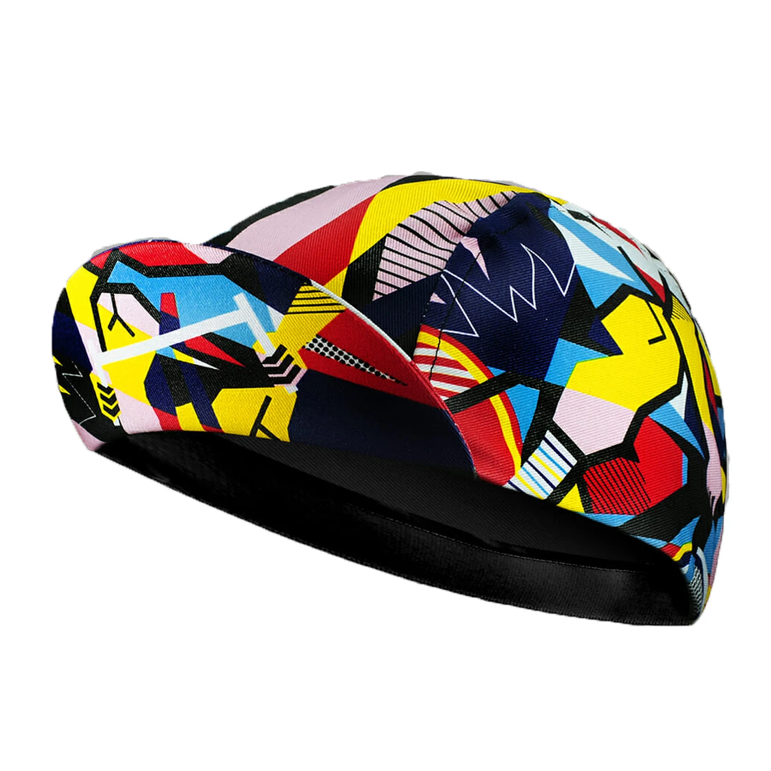 SweetMatt Classic Checkered Cartoon Print 100% Polyester Universal Outdoor Cycling Caps Summer Breathable Lightweight Quick Dry