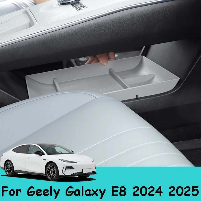 

Для Geely Galaxy E8 2024 2025 автомобильная центральная консоль, нижний ящик для хранения, отделение для хранения, внутренние защитные аксессуары