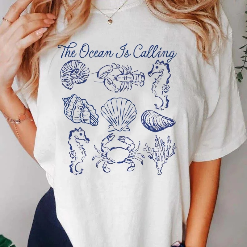 Loisirs vacances femmes à la mode T-Shirt voyage modèle à manches courtes coton T-Shirt basique polyvalent haut femme vêtements