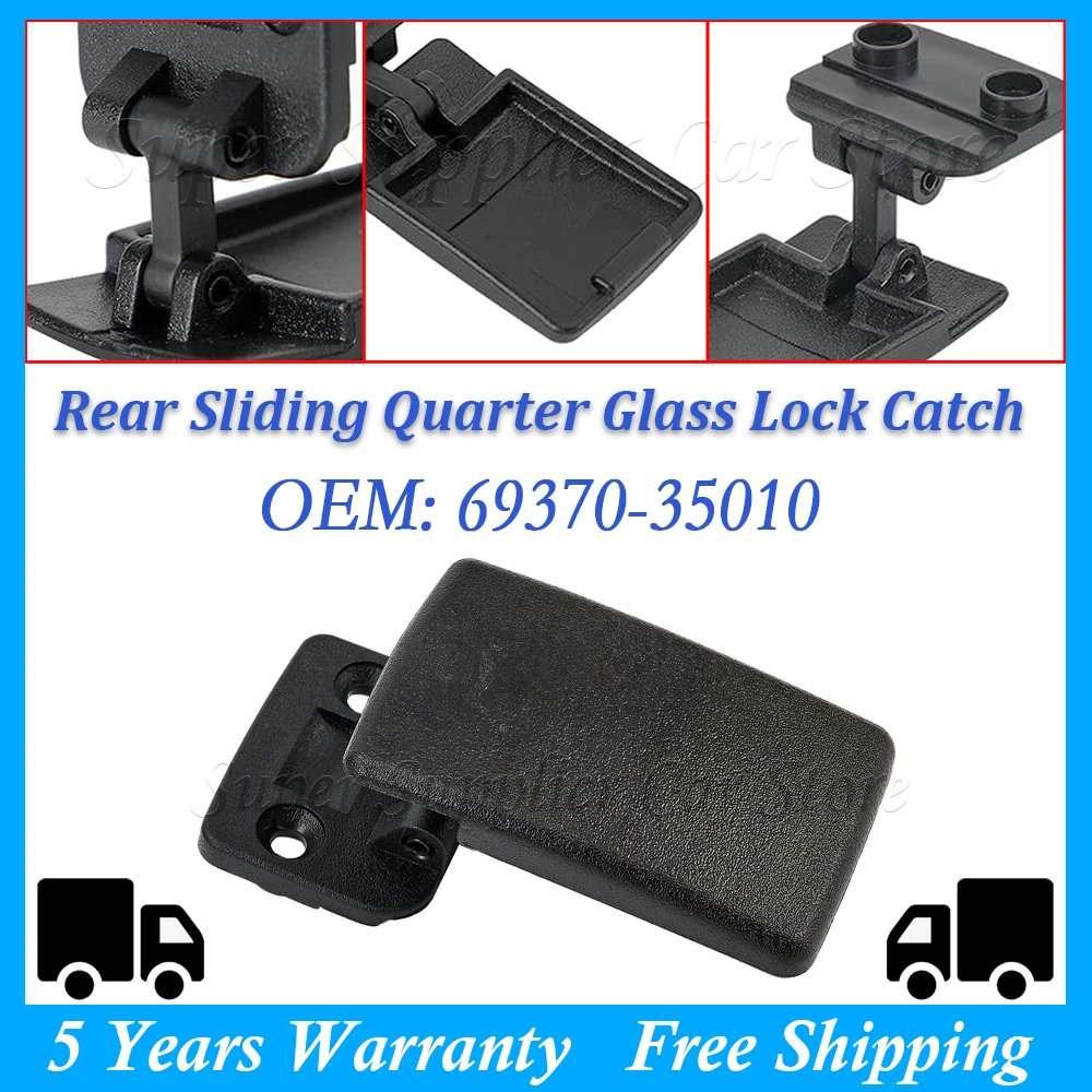 Rear Sliding Quarter Window Glass Latch Lock Catch For Toyota Pickup 1989-1995 T100 1993-1998 for Tacoma 1995-2000 69370-35010