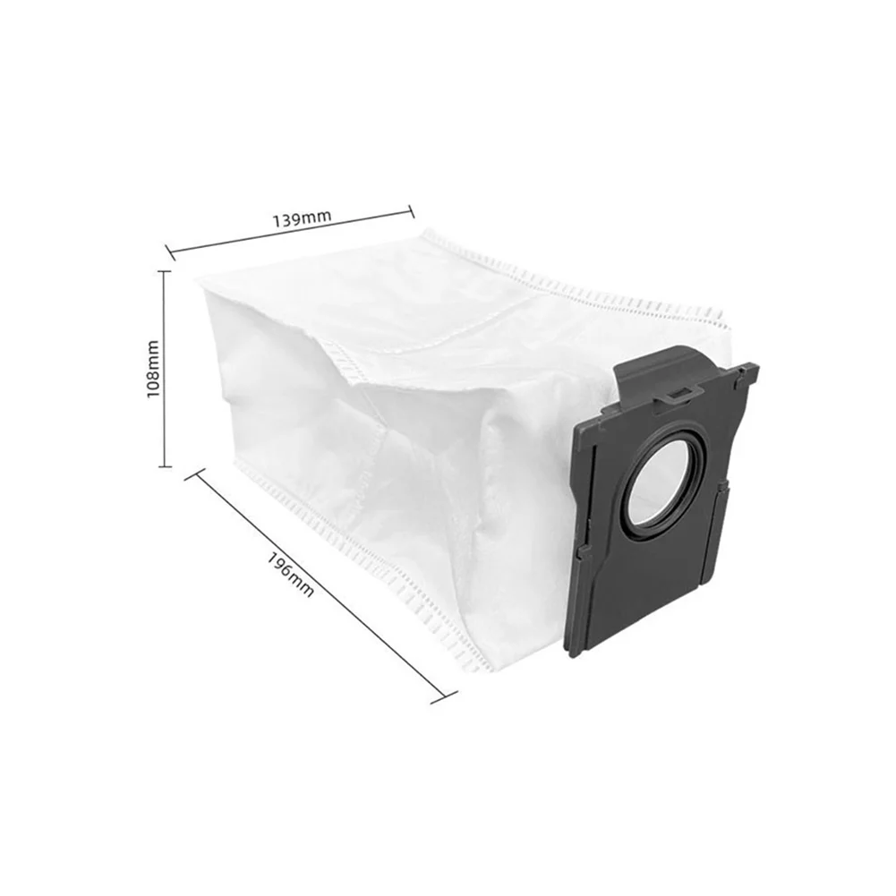 4-Pack Large Capacity Vacuum Bags For Conga For X50 X70 X100 X1 MAX For Everybot Q11 For Deerma X80 X90 Ultra 3.5L Dust Bags