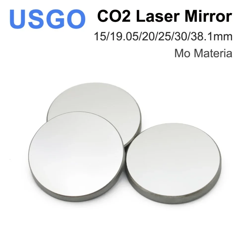 Imagem -02 - Espelho Usgo-laser para Corte e Máquina de Gravação ou Peças Tamanho 15 19.05 20 25 30 38.1 mm Espessura mm