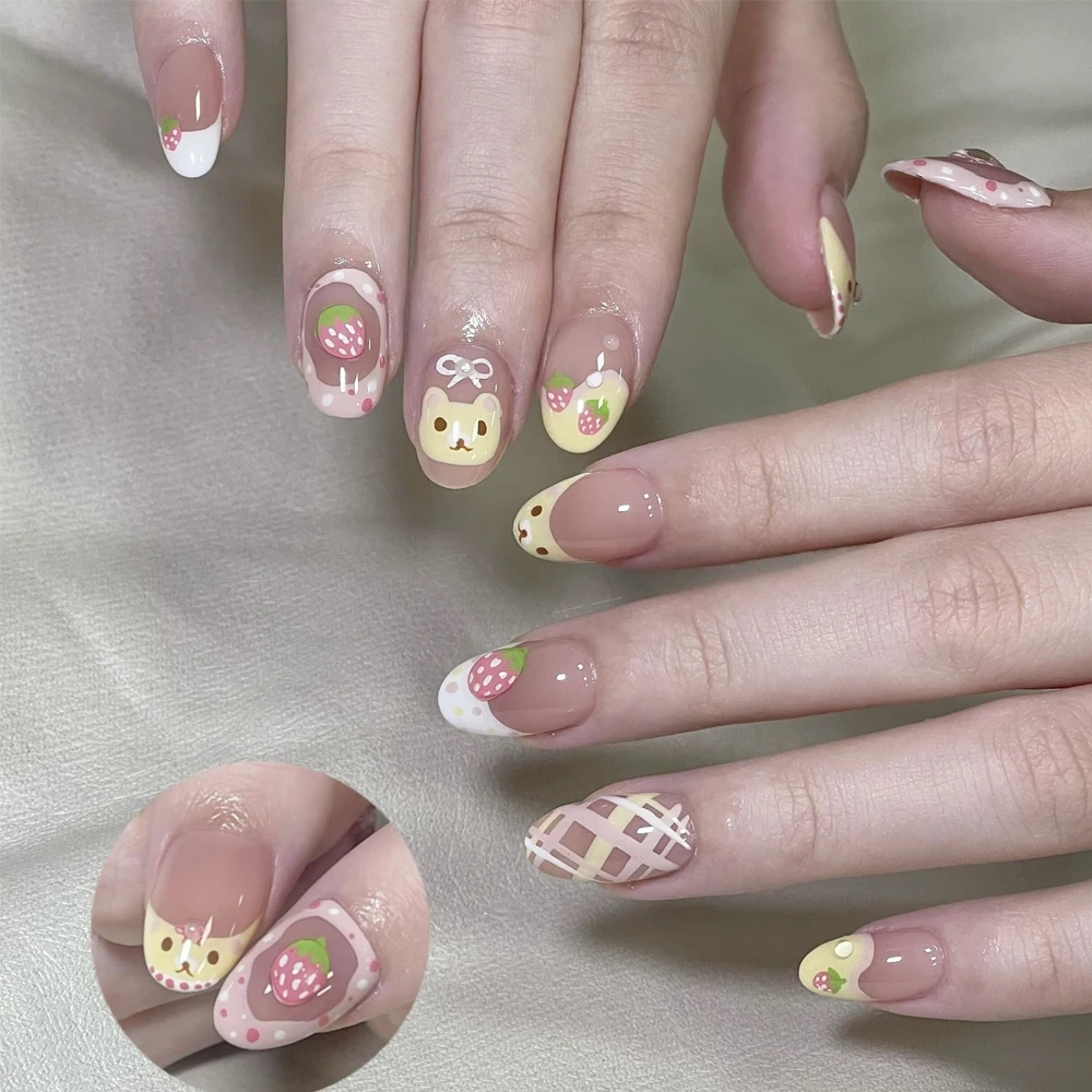 10Pcs Almond Press On Nails Wi - đánh giá và giá Photography Tips