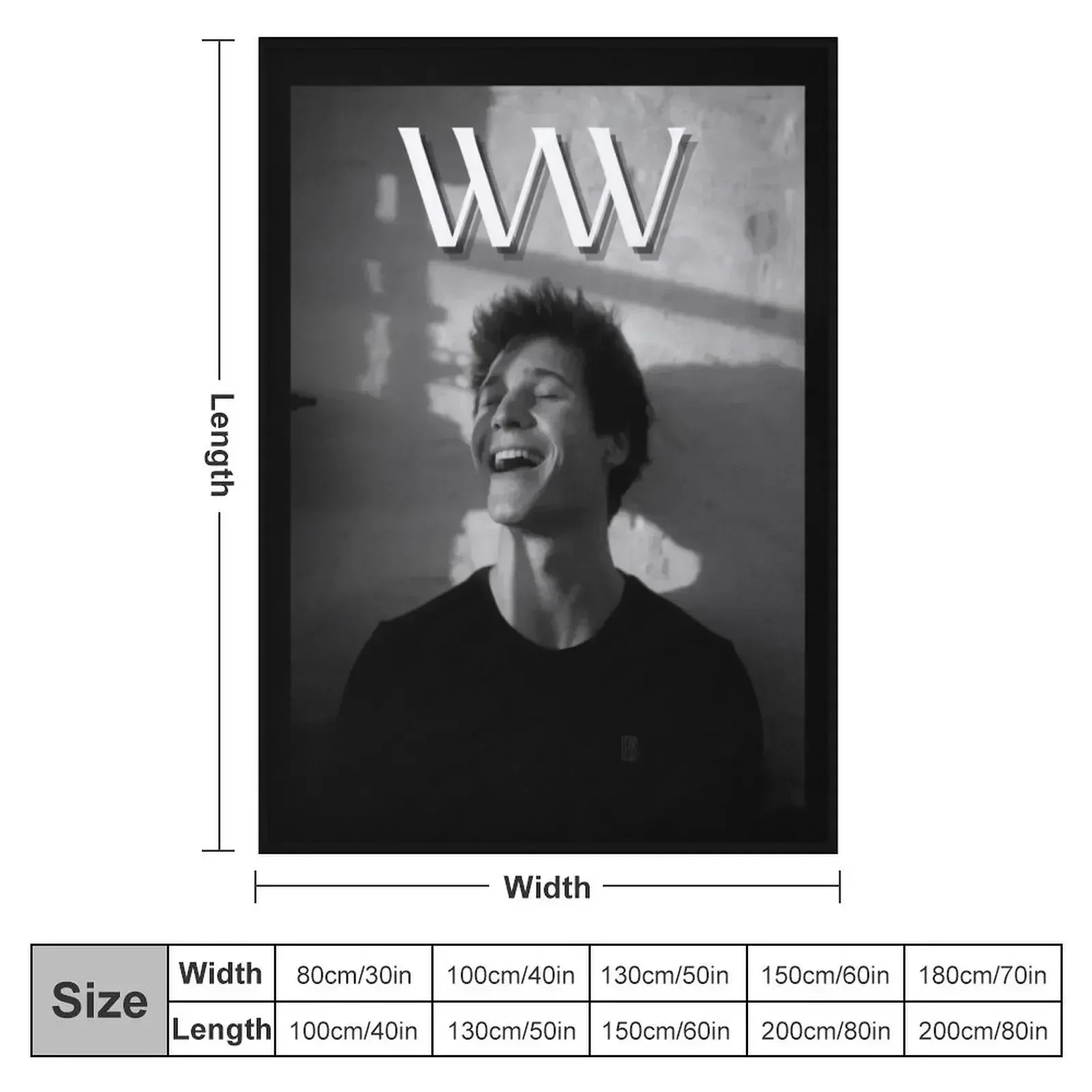 Wincent Weiss Throw Blanket couch cozy soft plush fuzzy picnic outdoor blanket
