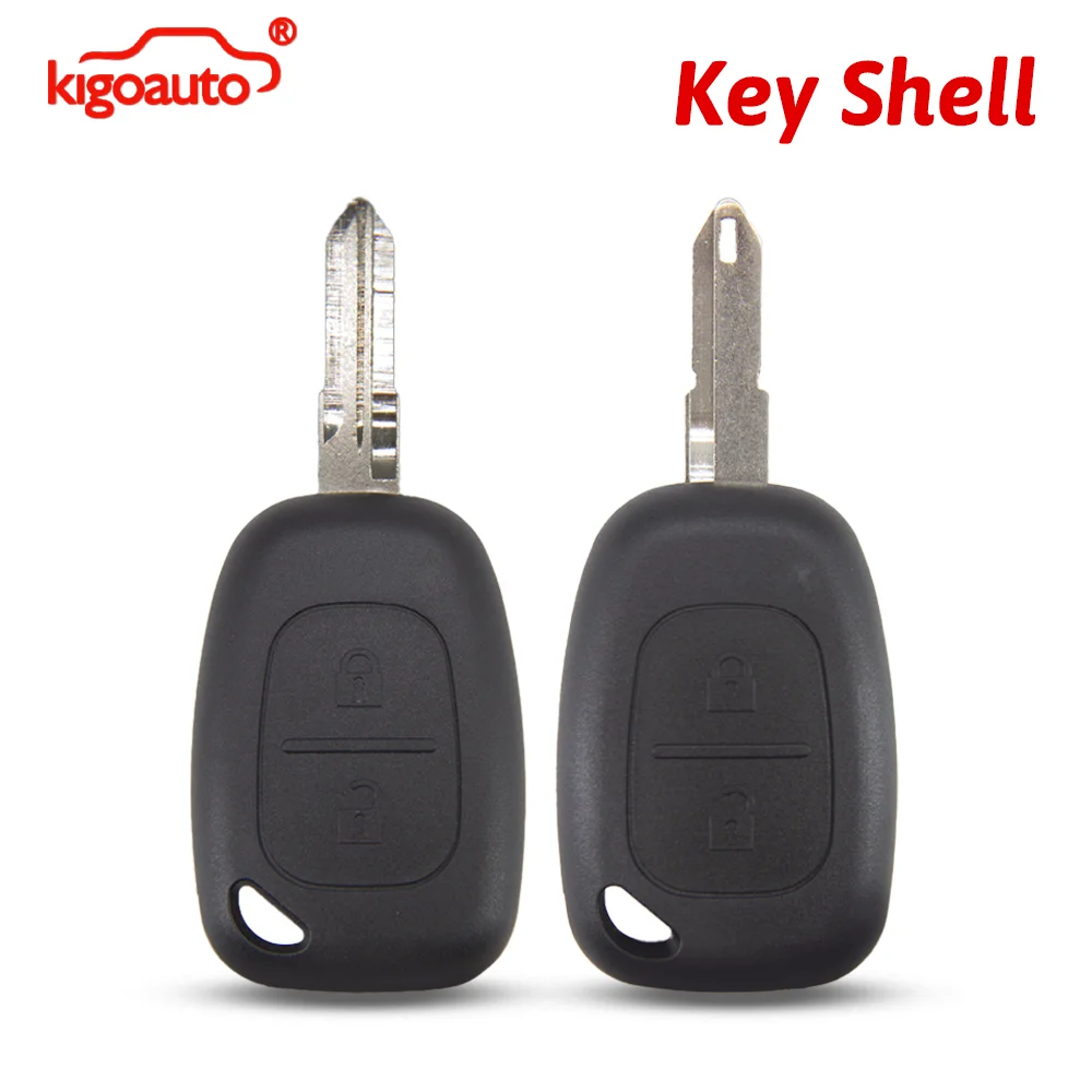 Kigoauto 2-Tasten-Fernbedienungsgehäuse für Renault Trafic Kangoo Master VAC102 NE73 Blade 2002-2014 Auto-Schlüsselgehäuse – Detail 1