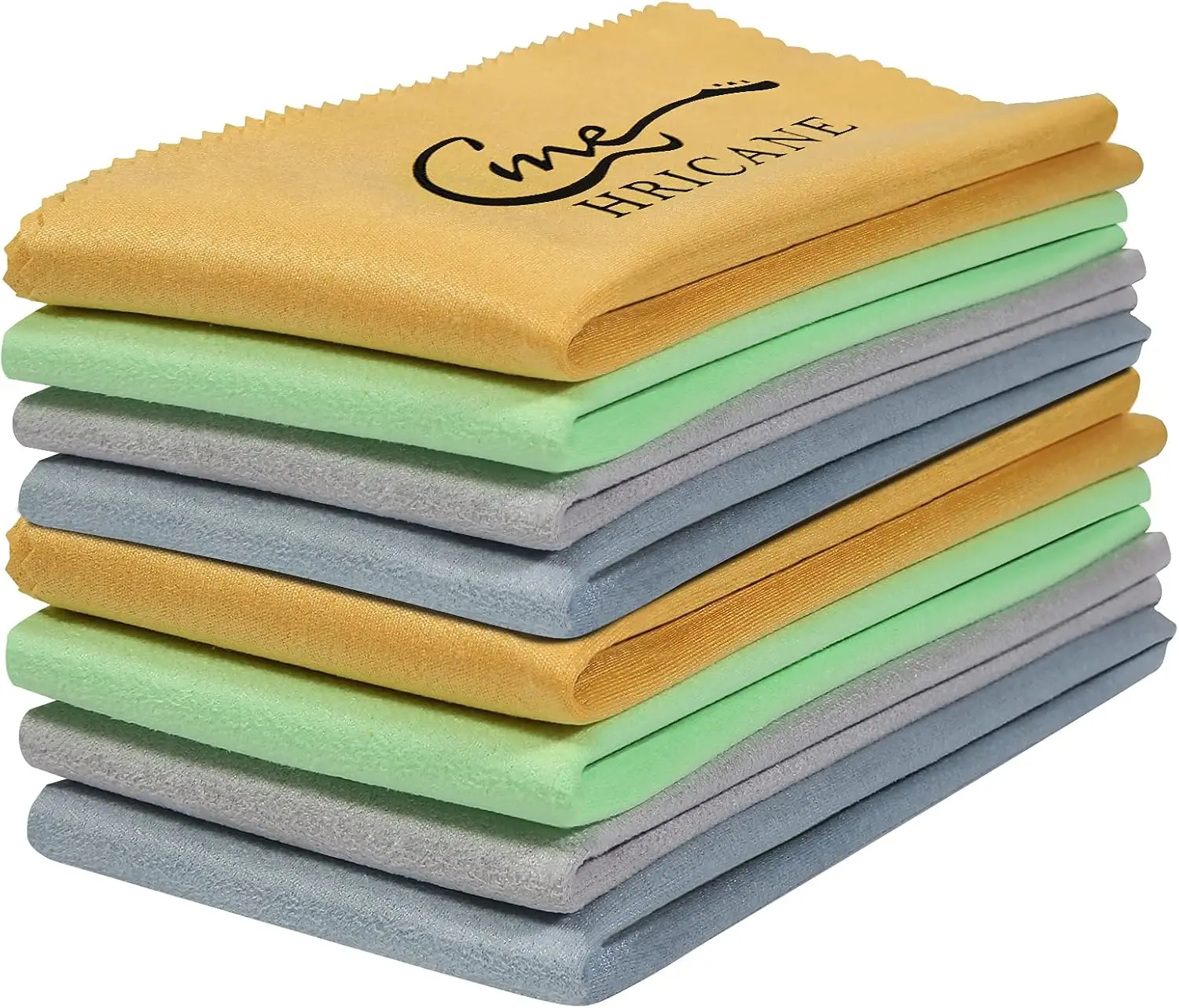

Ultrafine Fiber Suede Cloths 8-Pack 12x12" Plush Polishing for Guitar Violin Piano