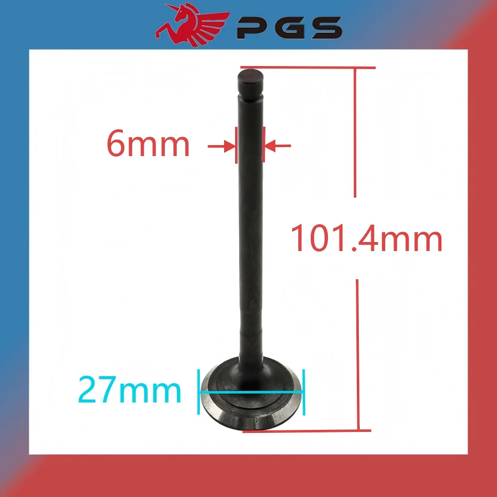 Original Intake Valve Exhaust Valve For Stels ATV J500 ATV Kazuma Jaguar 500 K/GT 192MR-1003006 LU017561 192MR-1003007 LU017560