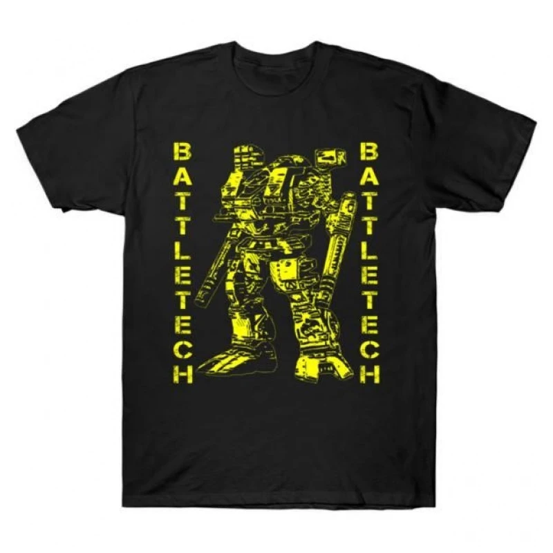 

Mechwarrior MWO 0421 Mech Combat Video game Gift t shirt for RPG Fan Battletech Graphic clothes Short sleeve All size tops S-6XL