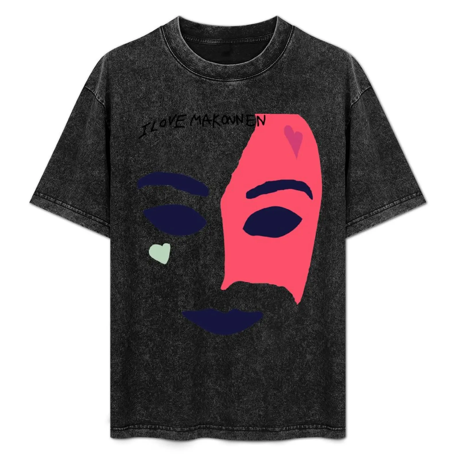 

iLoveMakonnen EP - Mask T-Shirt Work Short Sleeve Cotton Top