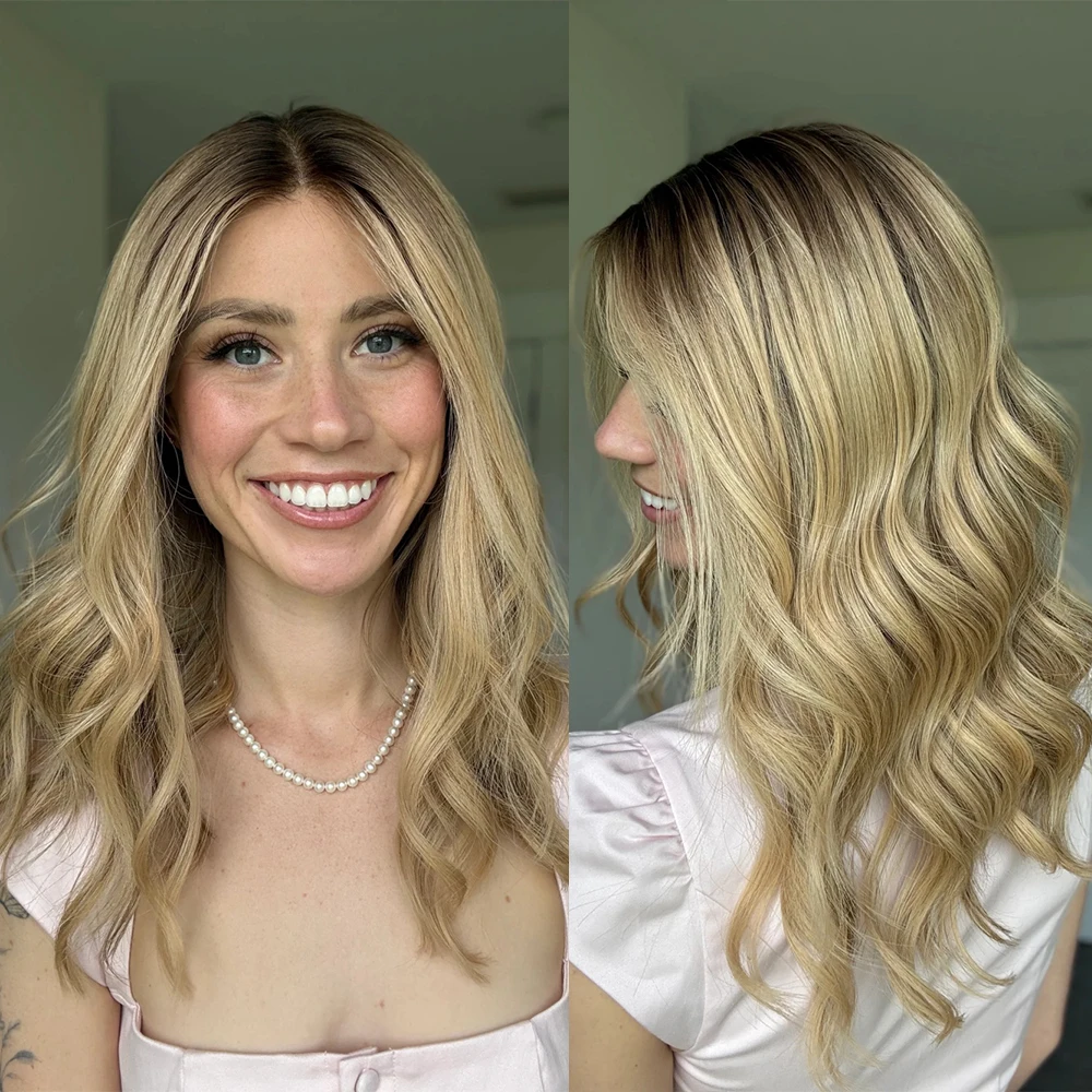 18-inch-light-blonde-beige-golden-rooted-hd-lace-frontal-wig-for-women-small-cap-size-realistic-look-wig-for-cosplay-daily-use