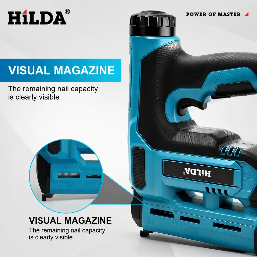 HILDA Bezprzewodowy Gwoździark – Nail Gun Brad recenzja i cena