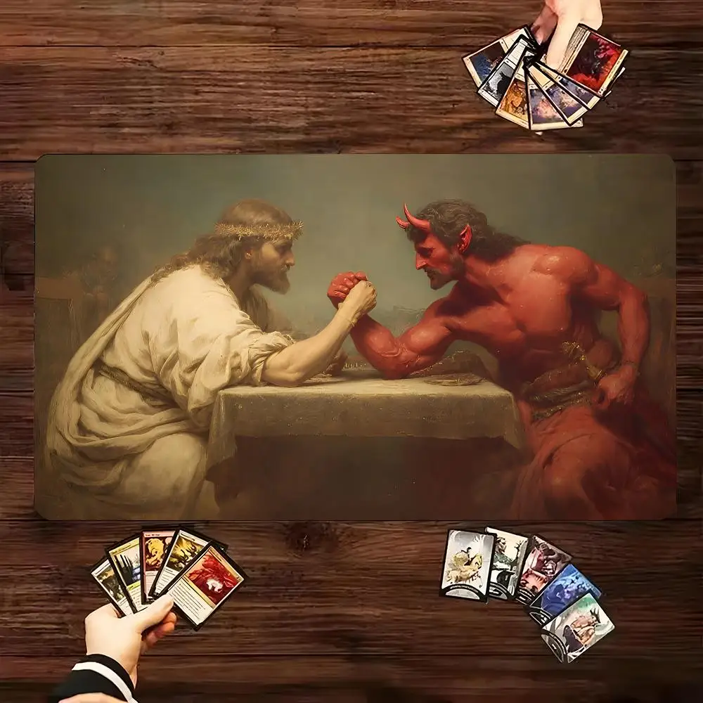 

Large game mouse pad MTG, CCG, and TCG high-definition printed smooth surface 23.6 inches x 13.7 inches suitable for parties