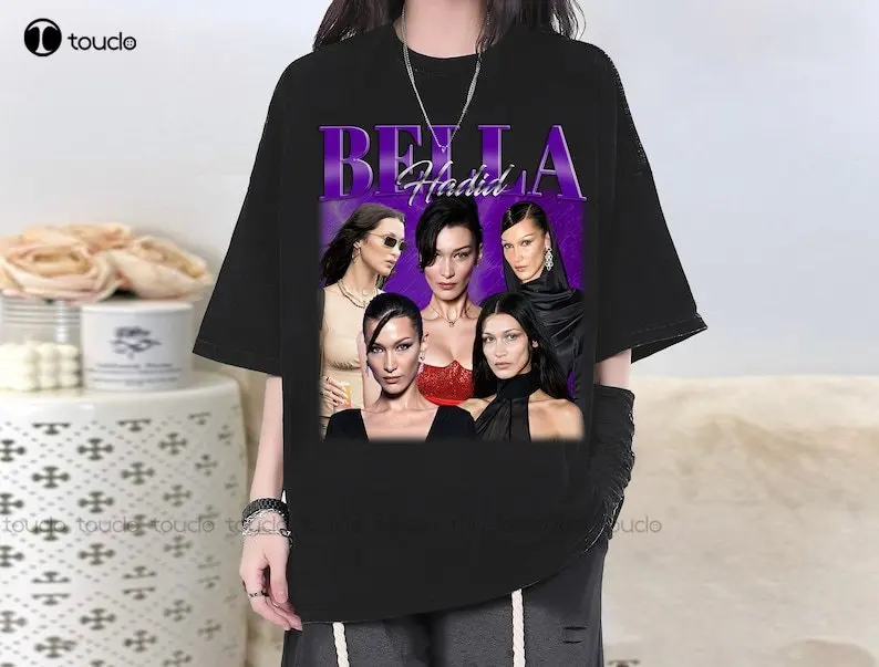 Bella Hadid Vintage Shirt, Bella Hadid Graphic Unisex Bella Hadid Fans Gift, Tee, Retro Shirt, Trendy Shirt