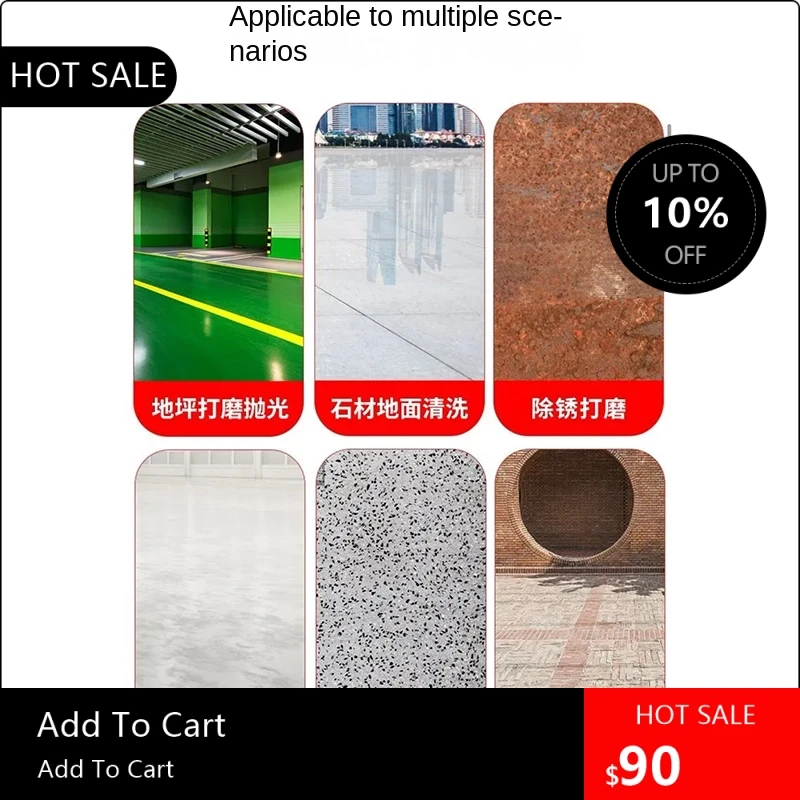 

808 Useful Polished Terrace Ceramic Multifunctional Concrete Electric Water Grinding Portable Floor Grinding Machi