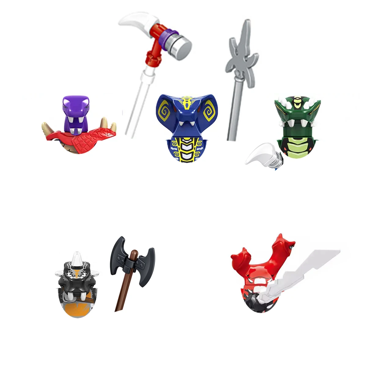 

Assemble Bricks Building Blocks Action Toy Figures Anime Characters Birthday Gifts Presents