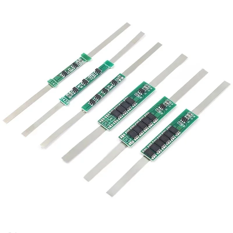 10pcs 3.7V 2A 3A 4.5A 6A 7.5A 9A Lithium Battery Charge/Discharge Protection Board 18650 with Solder Belt
