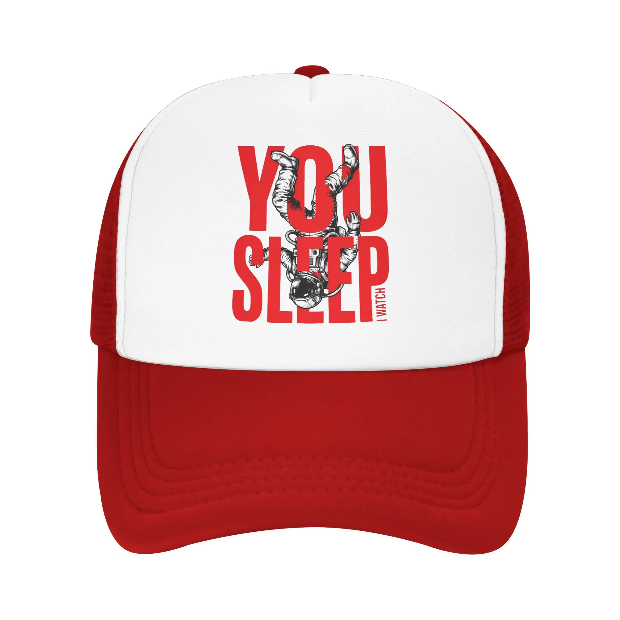 Unisex Project Hail Mary You Slept I Watched Astronaut Space Quote Trucker Hat Mesh Baseball Cap Hat Sun Hat Adjustable Sun Hats