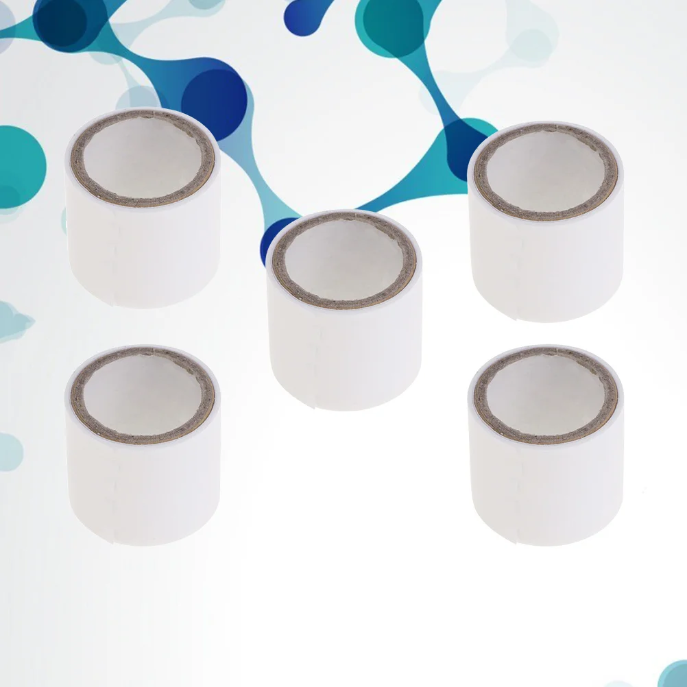 แผ่นปิดเล็บไหม 5 ชิ้น สติ๊กเกอร์ติดเล็บแบบมีกาวในตัว อุปกรณ์ทำเล็บเจลยูวี อะคริลิค เครื่องมือศิลปะตกแต่งเล็บ ซ่อมแซมเล็บที่แตกหัก แผ่นป้องกันเล็บไหม