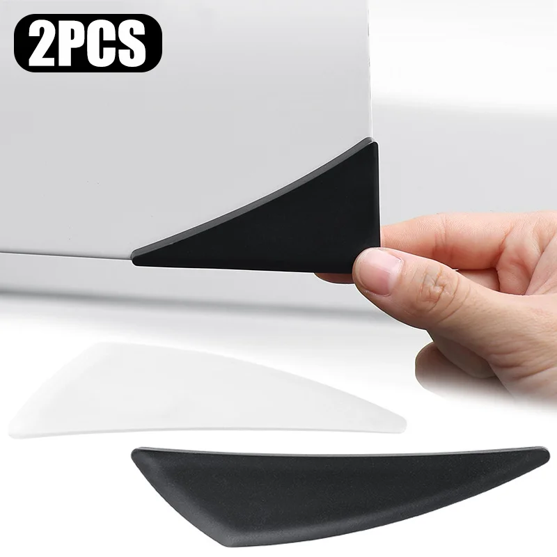 Pegatinas anticolisión para puerta de coche, protección antiarañazos para esquinas de puerta, protector de superficie de pintura para coche, cubiertas gruesas, 2 piezas