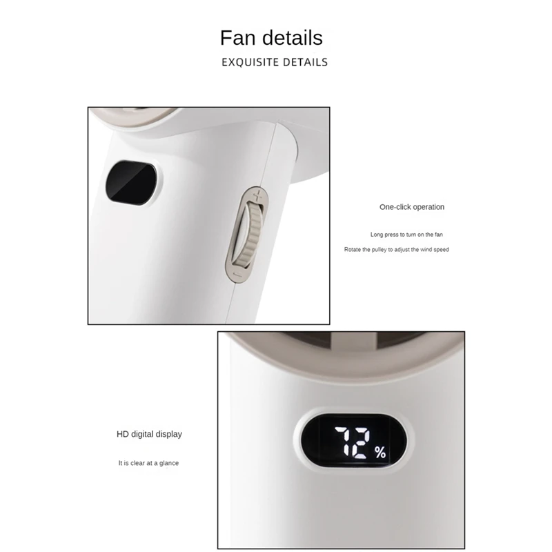 Violent Blower Multifunctional Turbo Fan Jet Fan Strong Fans Handheld Turbo Blower High Wind Speed With Refrigeration Durable B