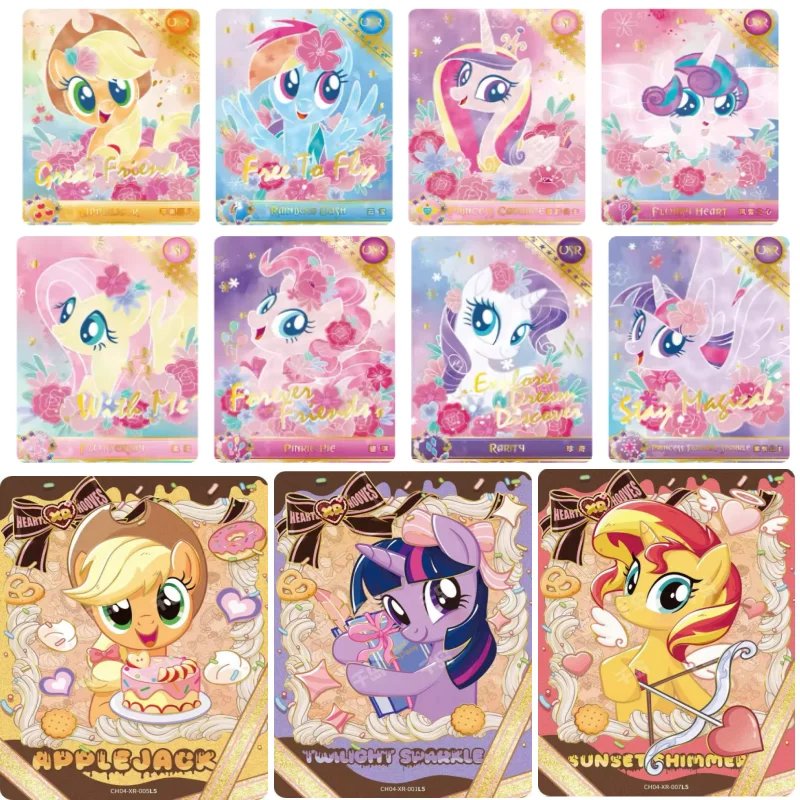 

KAYOU My Little Pony Card Friendship EternalTR XR USR CR SSR SR Card Rainbow Bag 4 Princess Girl Gather Rare Collection Card