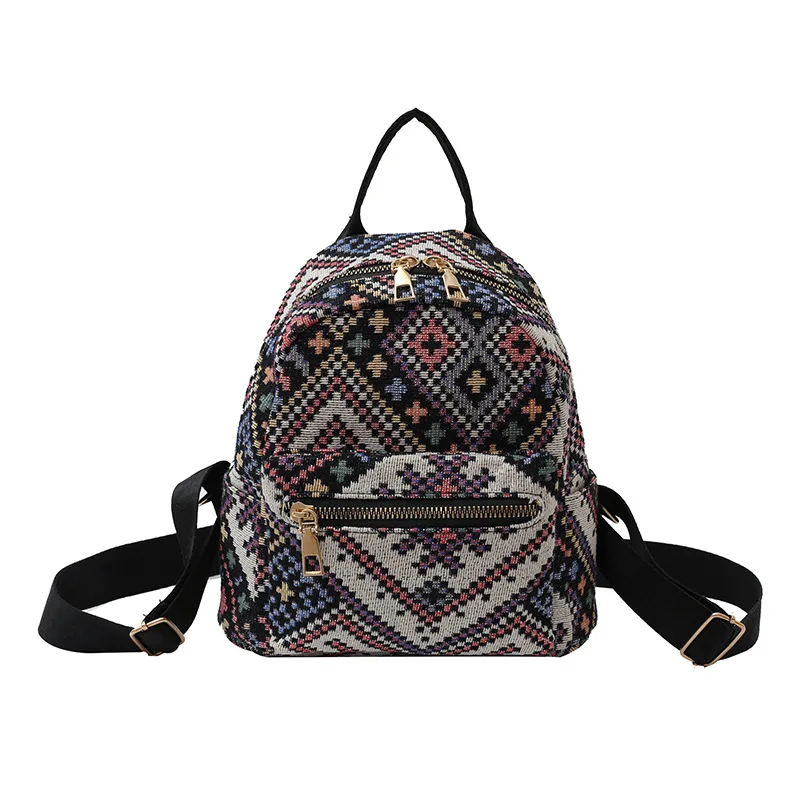 Personal isierte Tasche für Frauen Trend neue Mode Stickerei ethnische Schulter Cross body Handheld ausländischen Stil kleinen Rucksack