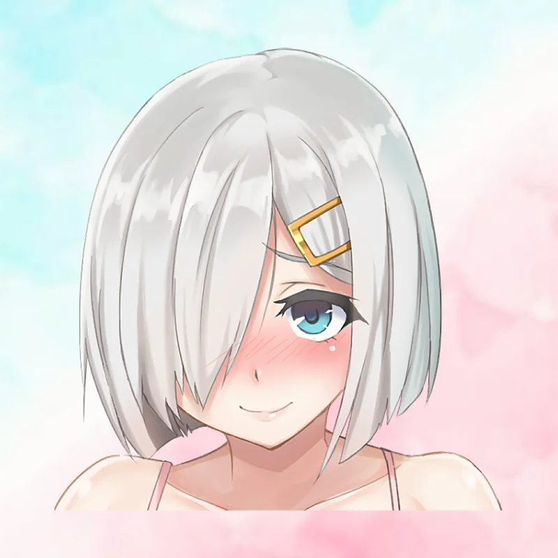 

EARLFAMILY Hamakaze Anime Shy Girl Accessories Waterproof Air Conditioner Car Stickers Bumper Cartoon Decal Vinyl Car Wrap