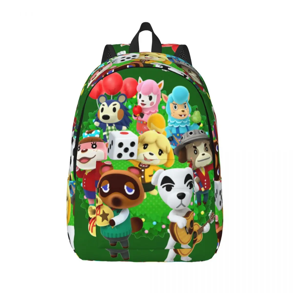 Sac à dos Animal Crossings avec poche pour enfants, cartable de jeu du cuir chevelu, sac à dos pour enfants, garçon, fille, alth, école primaire, nouveau