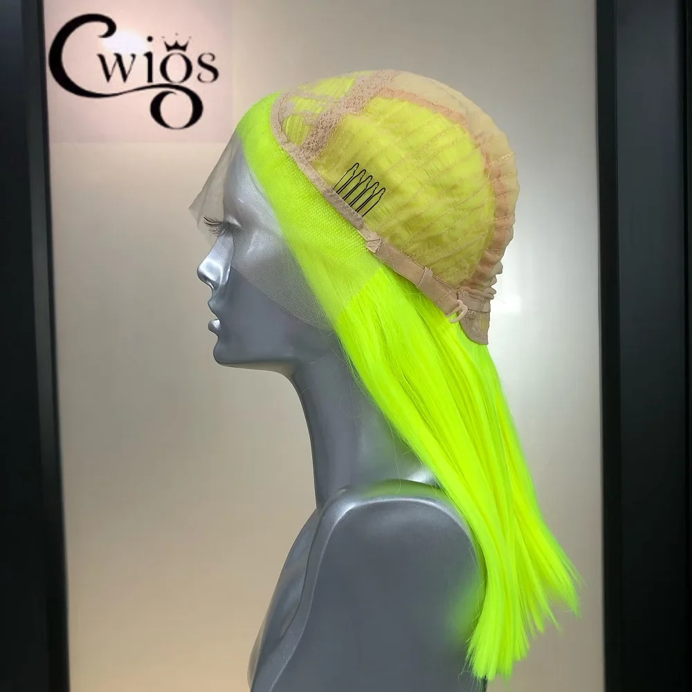 CWIGS Cosplay Synthetic 13×4 Lace Front Wigs Glueless Wig One Size Fits All Wig High Temperature Resistance High Quality