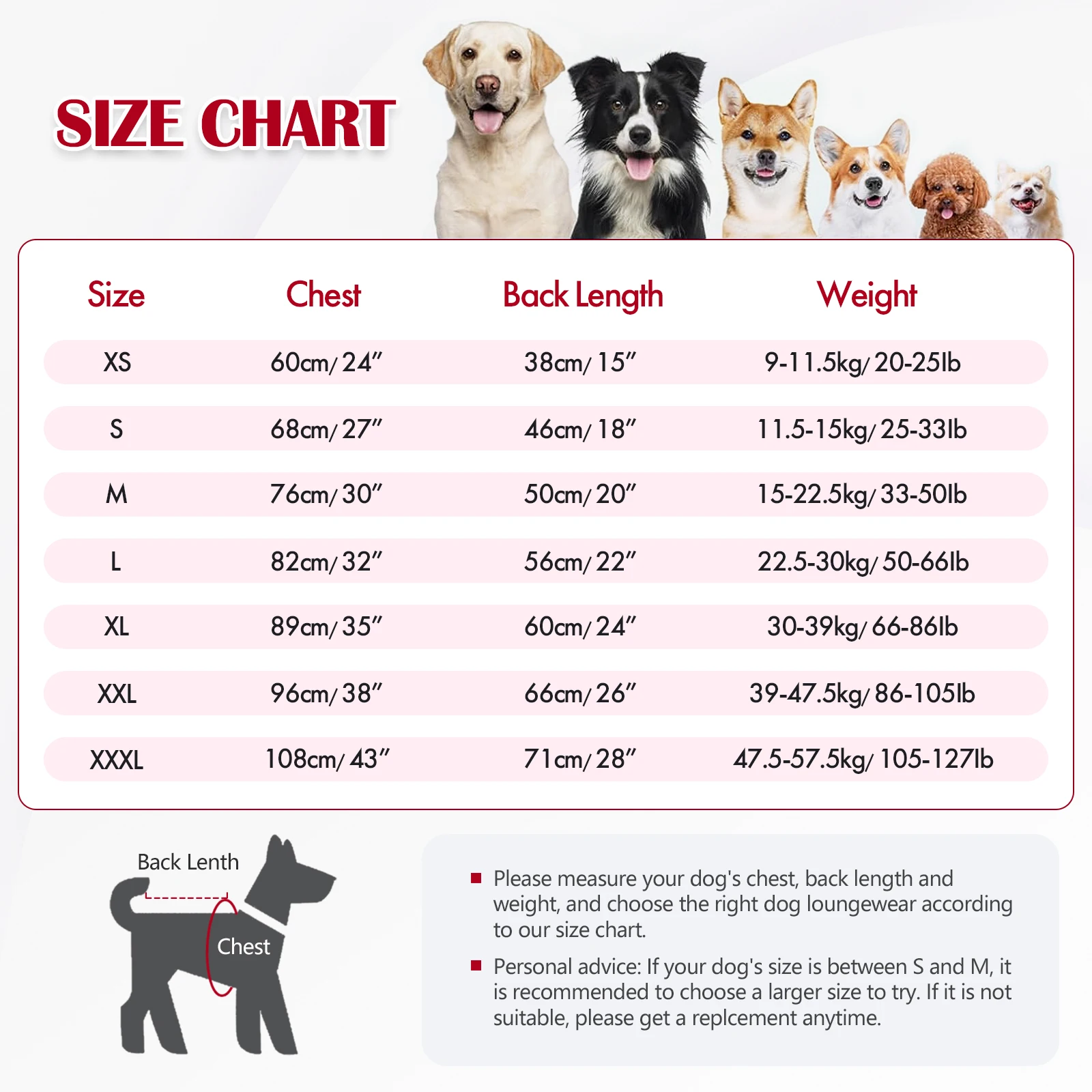 Dog Recovery Suit, Soft Cotton Dog Pajama For Post-Operative Care, Breathable Dog Bodysuit With Snap Closure