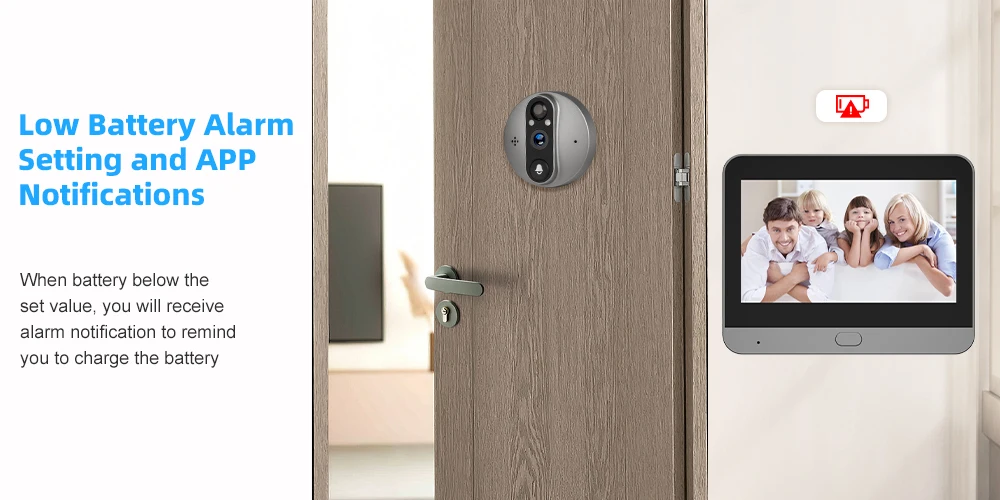 Tuya peephole door camera product view 13