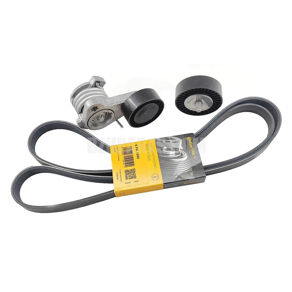 Continental Drive Belt Tensioner Assembly 6PK1990K 11288624196/11287628650/11287535860 For BMW N52 128ii325i328i330i525i528i X5