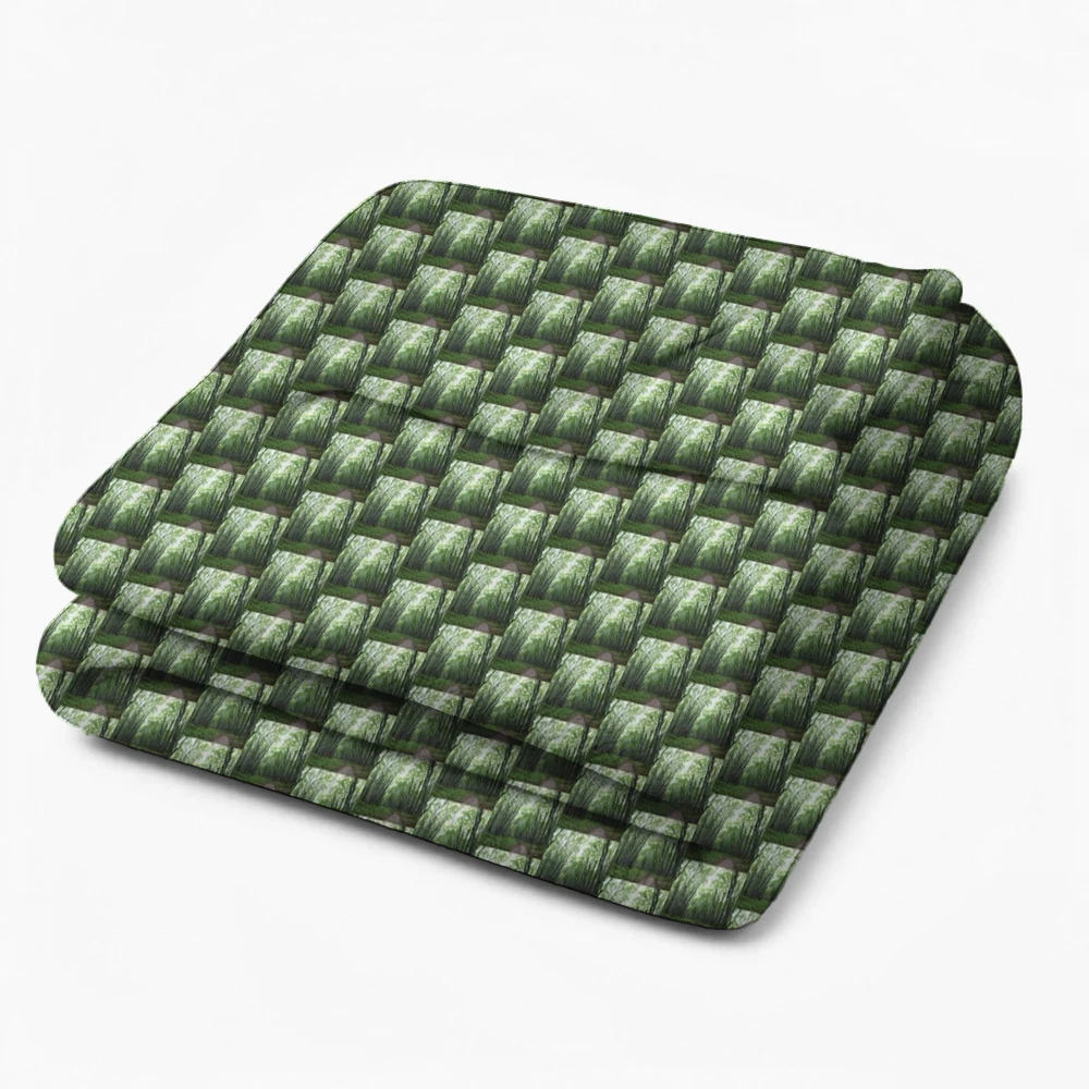 بطانية الفانيلا غابة ساحرة للأريكة الاستوائية طباعة ملاءات آلة قابل للغسل بطانيات خفيفة الوزن لحديثي الولادة عمال المكاتب