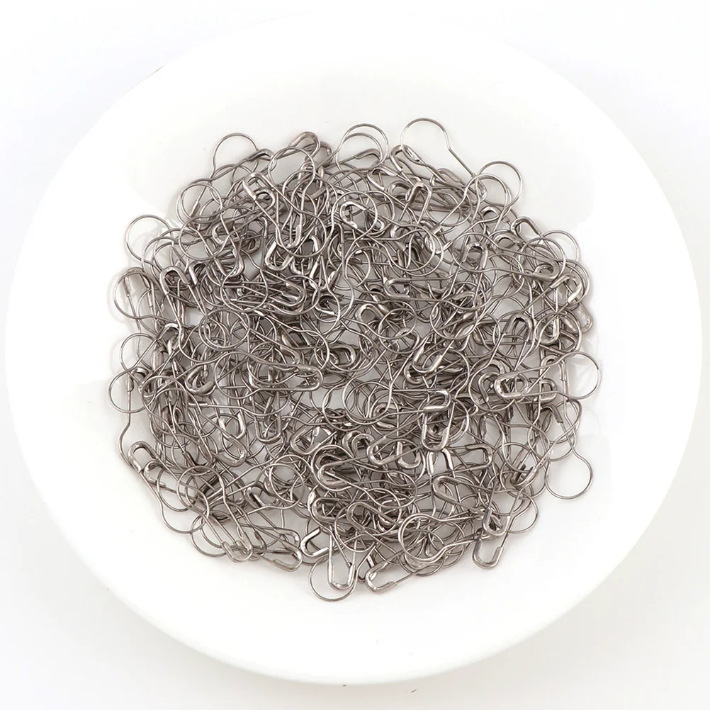 

500pcs Safety Pins Cucurbit Shape Durable For Clothing Fabric Diapers Crafts Sewing Tailoring Black Silver Gold Bronze Gold