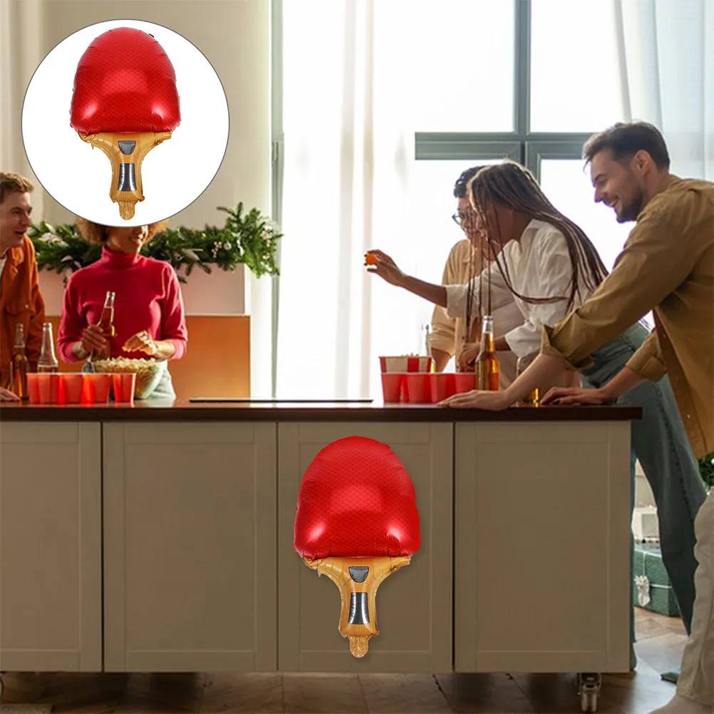 

Набор из 3 надувных шаров в форме ракеток для настольного тенниса, герметичные, легкие, для спортивных тематических вечеринок, украшения для мероприятий на открытом воздухе, на день рождения