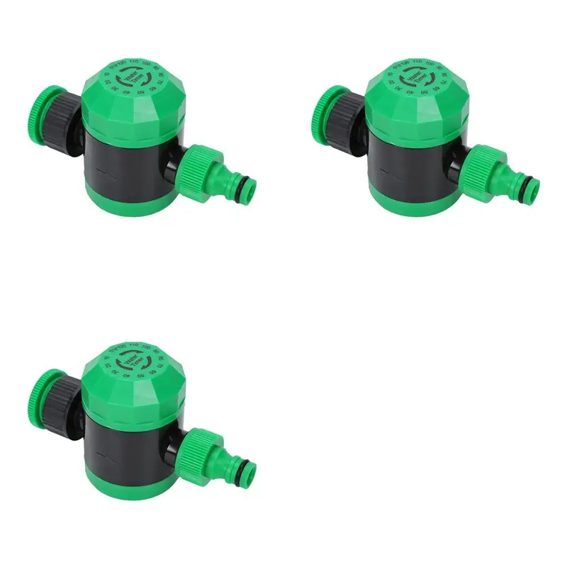 

【FAVORITE!】3X Mechanical Sprinkler Timer With Swivel,Garden Hose Watering Timer,Watering Waterproof Hosetimer